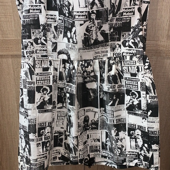 Vintage strapless dress size large - Picture 3 of 7